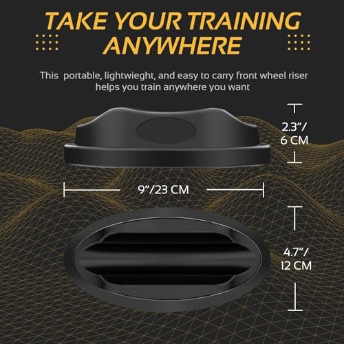 Flexzion Bike Trainer Front Wheel Block