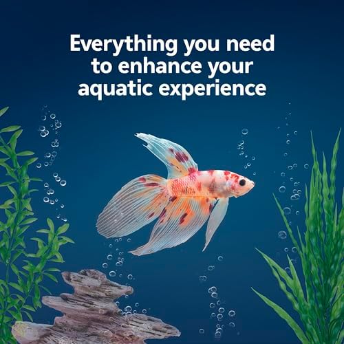 Aqueon BettaBow with Quick Clean Technology Aquarium Kit, Freshwater, Betta Fish, 1-Gallon, Black
