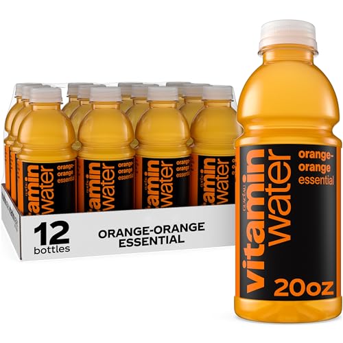 vitaminwater Refresh Tropical Mango, Flavored Water Beverage Bottles, 20 fl oz, 12 Pack