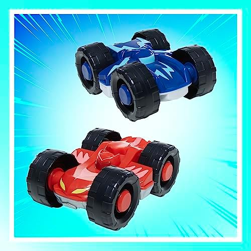 PJ MASKS Power Heroes Hero Hauler Truck Playset with 2 Duo Racer Superhero Toy Cars, Preschool Toys for Boys and Girls
