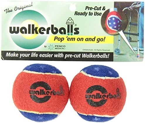 DMI Walkerballs Precut Walker Tennis Ball Glides, Fit Most Walkers, 1 Pair