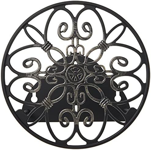 Liberty Garden Products 670 Wall Mounted Decorative Hose Butler, Holds 125-Feet of , Black
