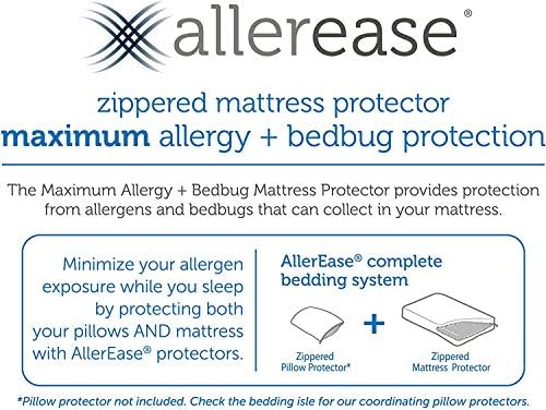 AllerEase Maximum Allergy Mattress Protector, Queen Size