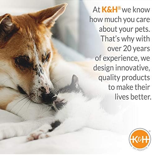 K&H Heated Pad Cover, Lectro-Soft Small Outdoor Dog Bed Replacement Cover | Fits K&H Lectro-Soft Small Beds (Heated Bed Sold Separately), Machine Washable Fleece Cover, 18x14in