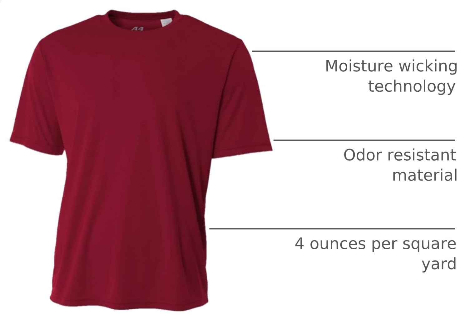 A4 Men's Cooling Performance Crew Short Sleeve Tee