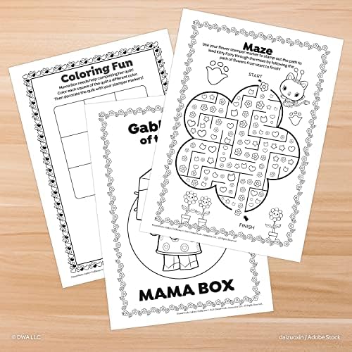 Bendon Inc Gabby's Dollhouse Coloring Book with Stickers, 4 Stamper Markers Included, 48 Pages