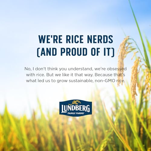 Lundberg Basmati Rice, Long Grain White Rice - Non-Sticky, Fluffy, Nutty, Aromatic Rice, Vegan Food, Healthy Meals
