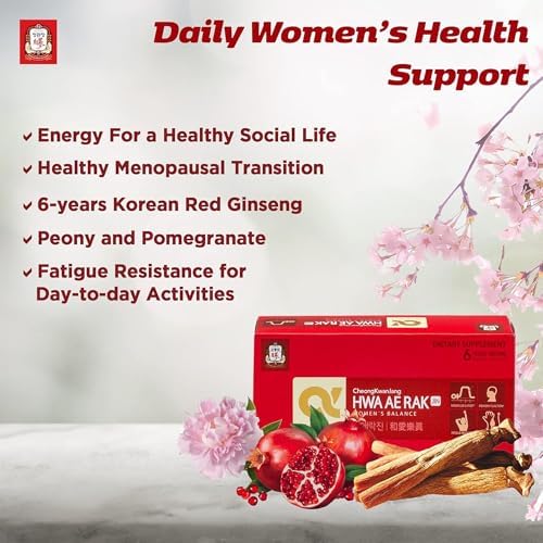 Jung Kwan Jang HWA AE RAK JIN Red Ginseng Women's Balance Drink 30 Pouches