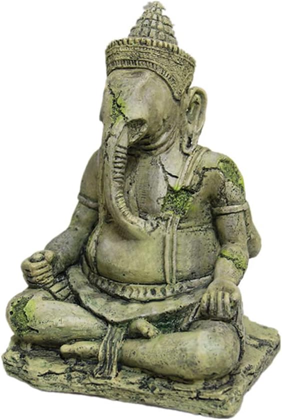 OMEM Ganesh Buddha Statue Fish Tank Decorations Aquarium Ornaments