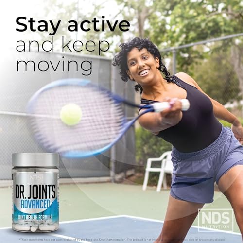 Dr. Joints NDS Nutrition Advanced Joint Health Formula - 90 Capsules | FruiteX-B, Glucosamine Sulfate, Chondroitin