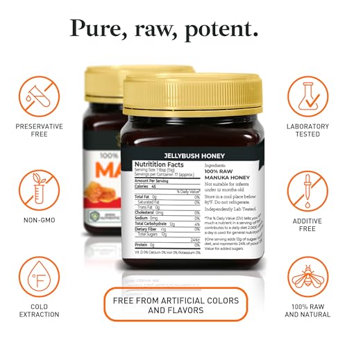 Manuka Honey Medical Grade - Raw Australian Manuka Honey MGO 850+ | Good Natured - AMHA Certified - Lab Tested - Non-GMO - BPA-Free - Premium Quality - Product of Australia - 8.8 oz