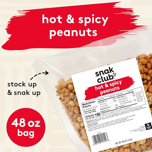 Snak Club Toffee Peanuts, Candied Peanuts with Praline Coat and Sweet Cream, Gluten-Free and Kosher Snack, 17 oz Resealable Bag