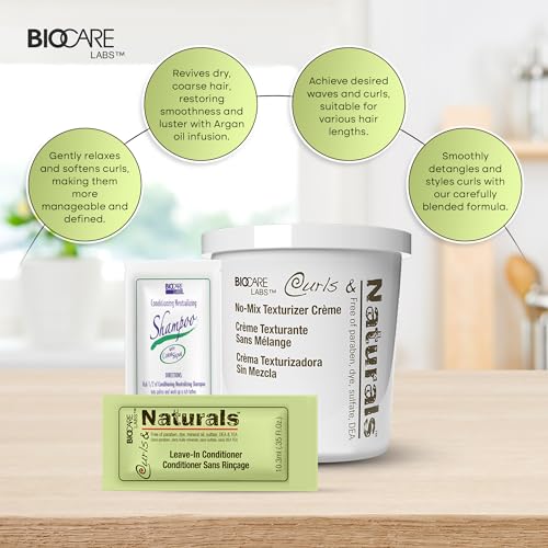 Curls & Naturals Texturizer Hair Softener with Moroccan Argan Oil