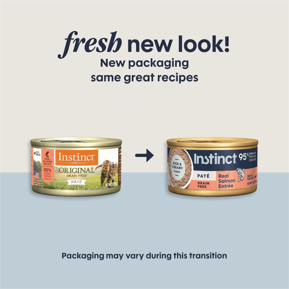 Instinct Original Grain Free Real Rabbit Recipe Natural Wet Canned Cat Food, 3 oz. Cans (Case of 24) | Rich & creamy pate texture, high protein, real rabbit, whole-food ingredients, grain-free, hydration support