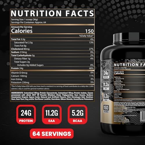 Nutrex Research Chocolate Whey Protein Powder Muscle Builder for Men & Women Whey Isolate Infusion with w/EAA & Hi BCAA Sports Nutrition Delicious