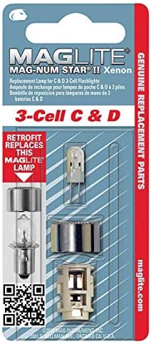 Mag-Num Star Xenon Lamp for 3 Cell Flashlight