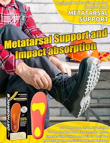 Metatarsal Insoles, Plantar Fasciitis High Arch Support Insoles-XL | Morton's Neuroma,Metatarsal Pads Mens Womens,Foot Pain Relief, Anti-Fatigue Orthotic Shoe Inserts for Metatarsalgia