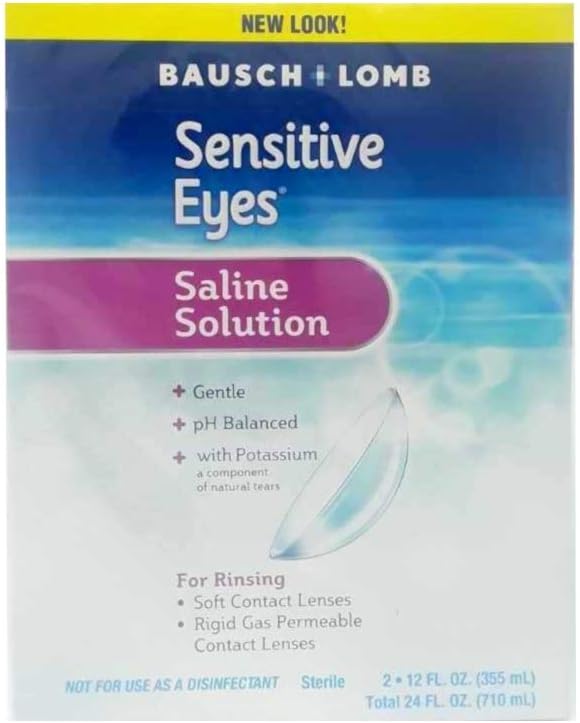 Sensitive Eyes Plus, 12 Fl oz, Twin Pack by Bausch & Lomb