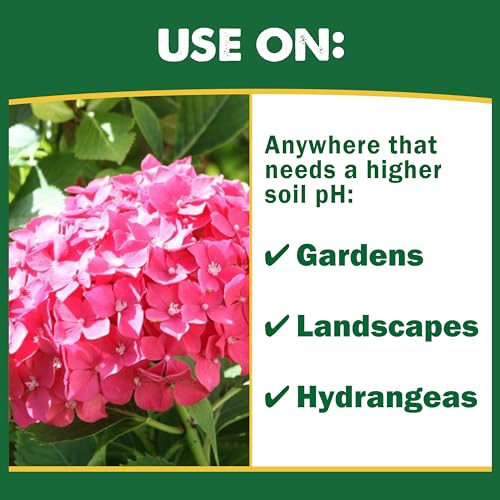 Espoma Organic Garden Lime, Raises Soil pH and Helps Turn Hydrangeas Pink! Contains pelletized dolomitic Lime and can be Used for Organic Gardening