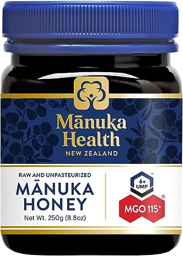 Manuka Health UMF 16+/MGO 573+ Manuka Honey (250g/8.8oz), Superfood, Authentic Raw Honey from New Zealand