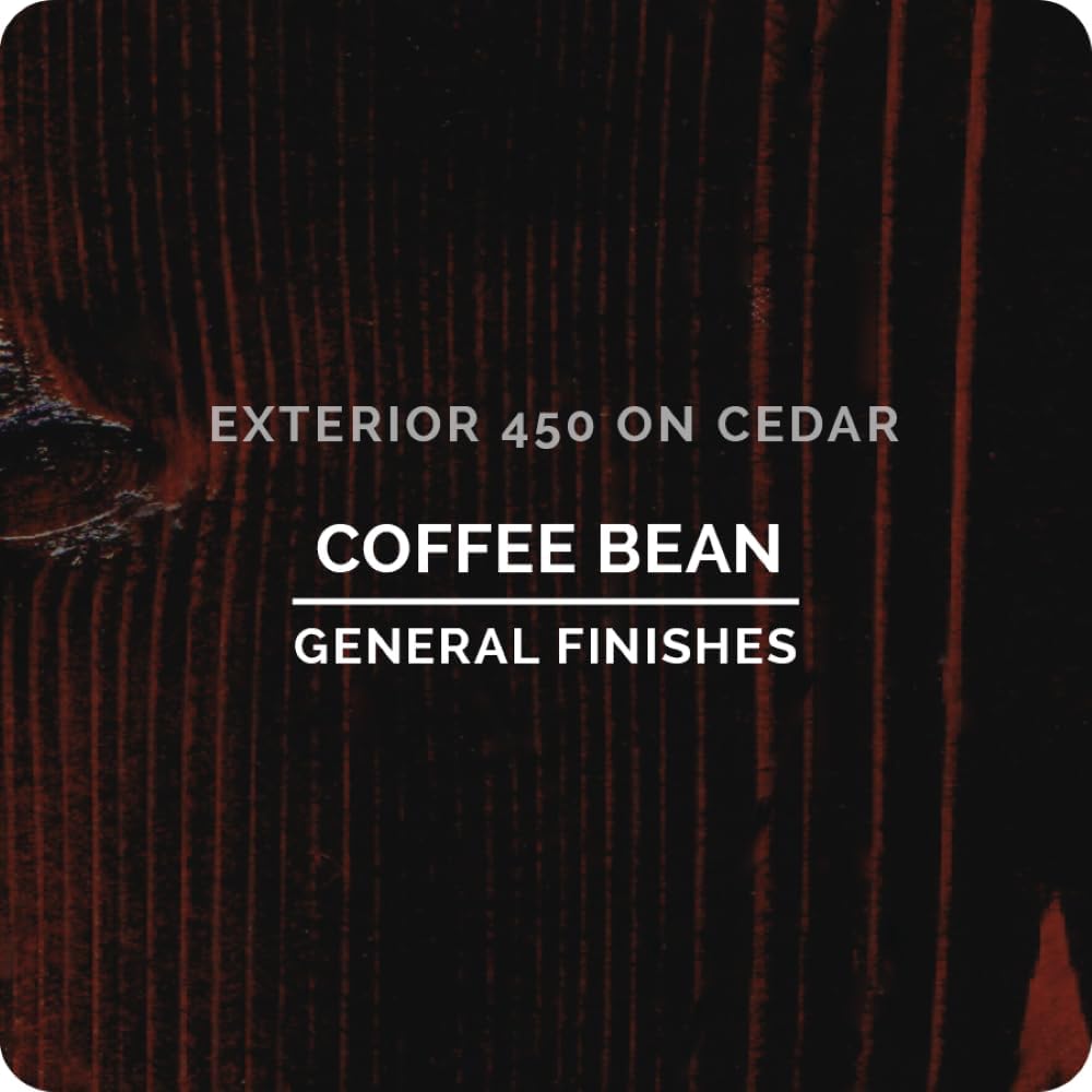 General Finishes Exterior 450 Water Based Wood Stain, 1 Quart, Cedar