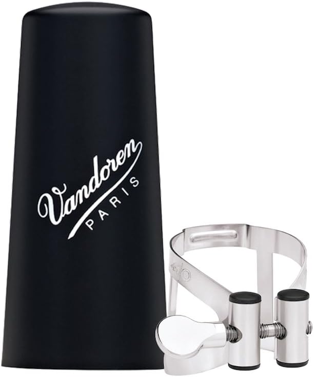 Vandoren LC53BP M/O Ligature and Plastic Cap for Alto Clarinet; Black Finish