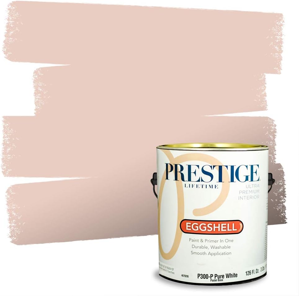PRESTIGE Paints Exterior Paint and Primer In One, 1-Gallon, Satin, Comparable Match of Sherwin Williams* Grandeur Plum*