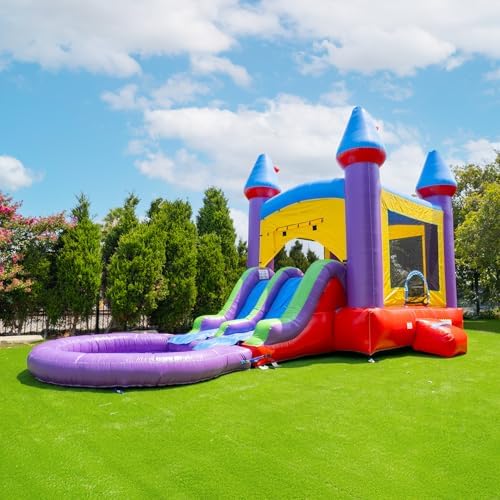 14x18 Jelly Bean Commercial Inflatable Bouncer Dual Slide Pool