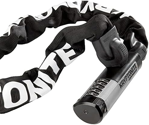 Kryptonite Kryptolok 912 9.5mm Combo Chain Bicycle Lock , Black | chain-bike-locks