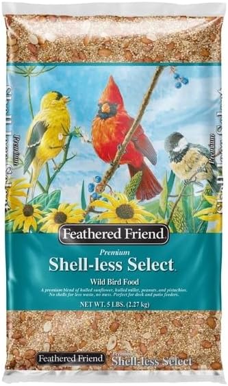 Feathered Friend Shell Less Select Bird Food 5 Pound
