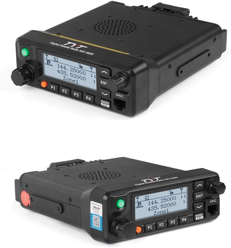 TYT MD-9600 GPS with AES256 Dual Band DMR Mobile Transceiver 50-Watt Car Truck Radio
