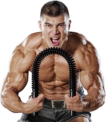 Zenooze's Power Twister Flex Bar, The Ultimate Upper Body Exercise Equipment for Strengthening Your Chest Workout, Shoulders, Biceps, Arms