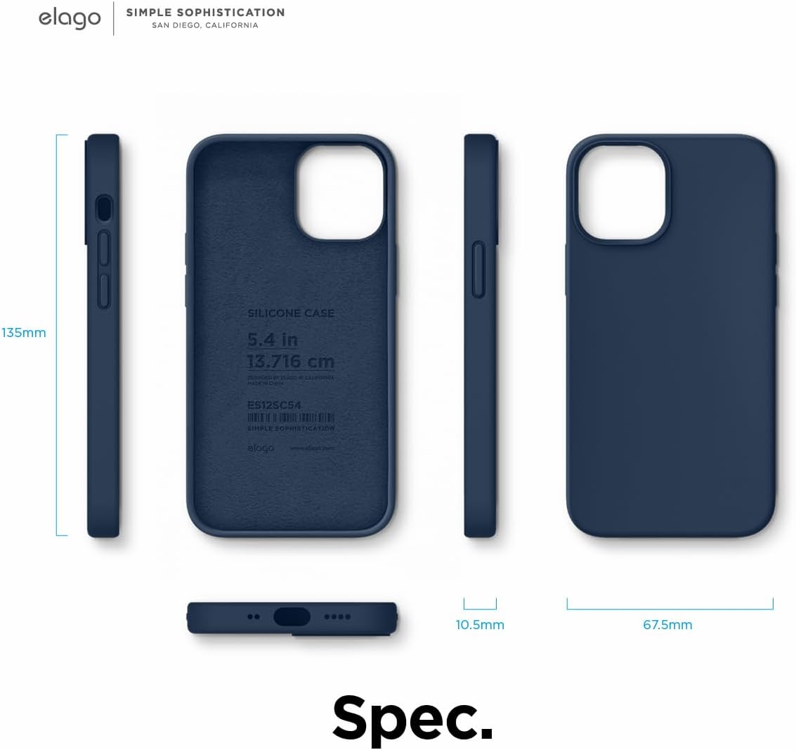 elago Premium Liquid Silicone Case for iPhone 12 Mini Lavender