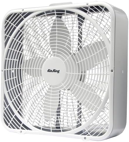 Air King 9723 20-Inch 3-Speed Box Fan , White