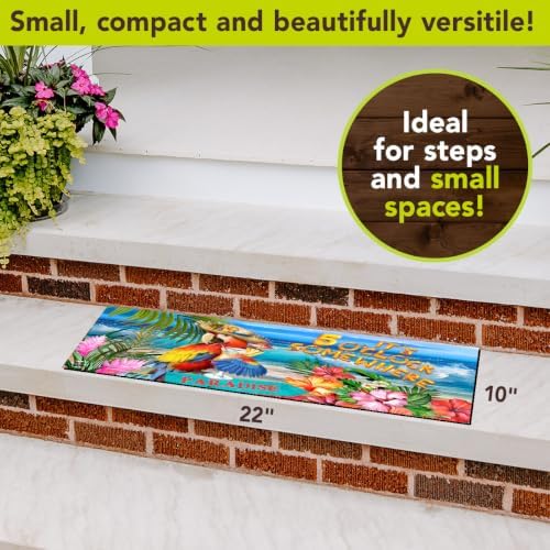 Briarwood Lane 5 O'clock Paradise Mini Mat 22x10 Indoor Outdoor Doormat
