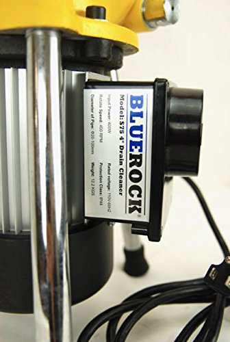 BLUEROCK Tools Model S75 3/4" - 4" Sectional Pipe Drain Cleaning Machine Fits C8