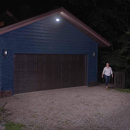 Beams 2900 Lumen 2-Head Outdoor Motion Sensing LED Security Light with Cascading Wall Wash, 1-Pack, White