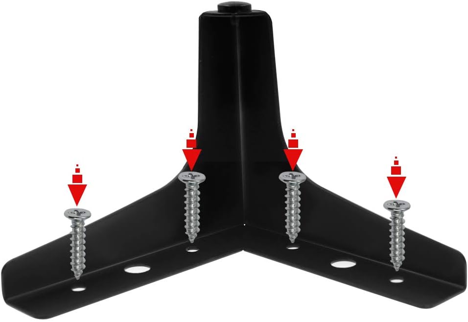 4 Pack 4 Inch Furniture Legs, Chrome Metal Polished Triangle Feet