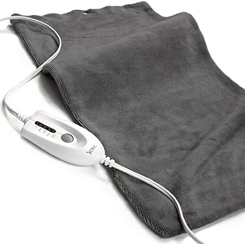 DMI Heating Pad for Pain Relief with 4 Heat Options & Moist Heat for Back Pain Relief,FSA and HSA Eligible,Neck and Shoulders,Muscle Aches,Arthritis,Period Cramps,9ft Cord,14.5 x 12 ',Medium