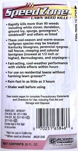 Lawn Weed Killer Concentrate 20 oz. PBI Gordon Corporation Selective Herbicides
