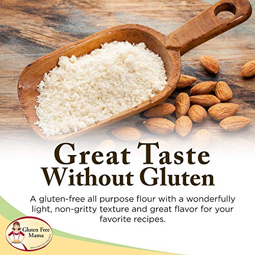 Gluten Free Mama’s: Almond Blend Flour - Gluten Free Flour - - Non-Gritty Texture - Great Flavor for Recipes - Certified Gluten Free Ingredients