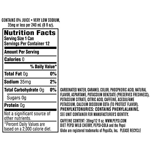 Diet Pepsi, 12 Fl Oz Cans, 12 Pack