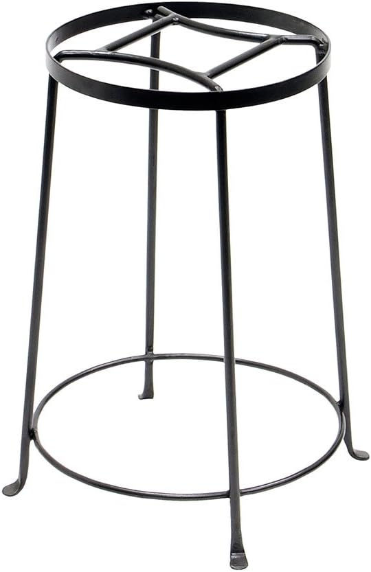 Achla FB-32 Designs Argyle Plant Stand III, 18" H, Graphite