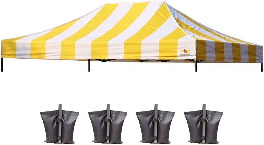 ABCCANOPY Replacement Canopy Top for Pop Up Canopy Tent 10x10 White
