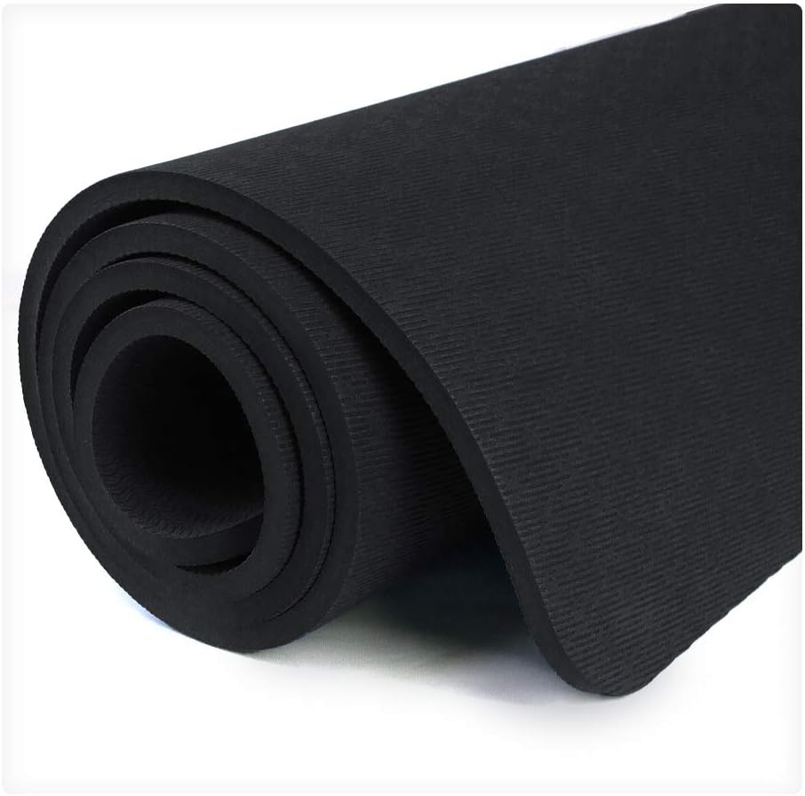 Hatha Yoga Extra Thick TPE Yoga Mat - 72"x 32" Thickness 1/2 Inch -Eco Friendly- With High Density Anti-Tear Exercise Mats For Home Gym Travel &