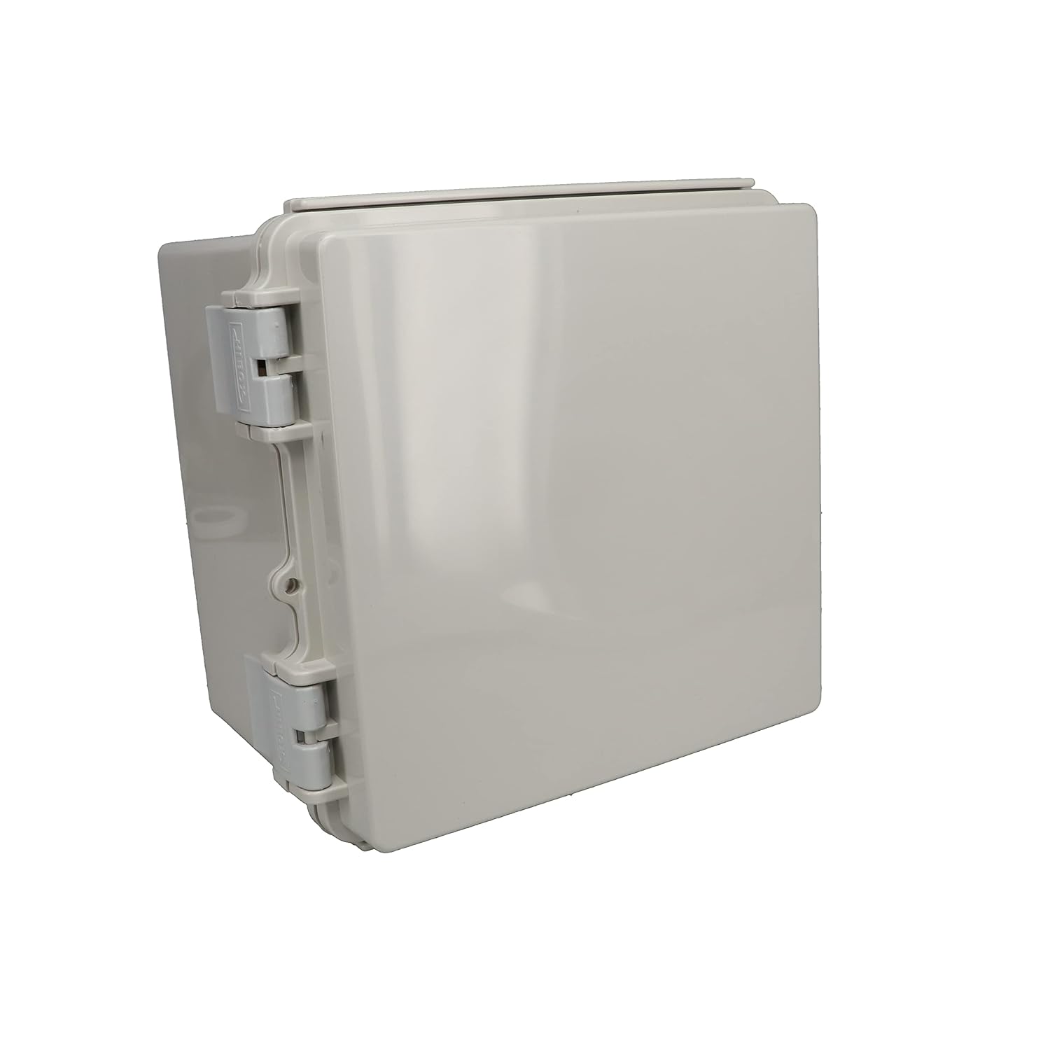 BUD Industries NBF-32014 Plastic Indoor NEMA ABS, 7.72" L x 7.72" W x 5.71" D, White