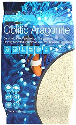 Aqua Natural Aquarium Sand, Oolitic Aragonite, 10lb