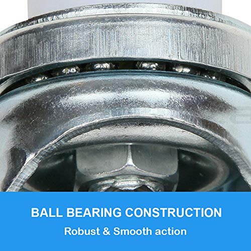 3" Casters for Stainless Steel Work Table | Wheels for Metal Prep Tables | Set of 4
