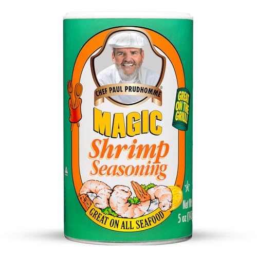 Magic Seasoning Blends Shrimp Magic Seasoning, Bold Flavor for Seafood, Gluten-Free for Recipes, Spice Blend with Garlic & Paprika, 5 oz