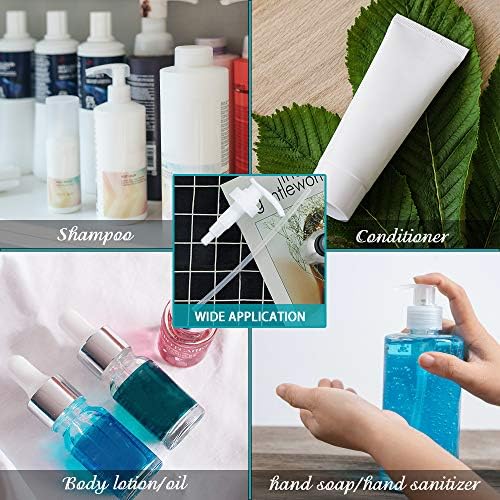 Gallon Pump Dispenser, Fits Most 1 Gallon Jugs and Containers 38/400 Pump Lid Top Replacement for Sanitizer, Lotion, Shampoo, Conditioner (6 Pack)